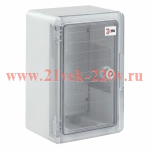 ЭРА box302013_t Корпус пласт. ЩМП-П 300х200х130мм прозр. дв. УХЛ1, IP65, IK10