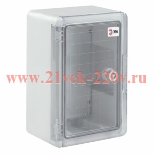 ЭРА box352515_t Корпус пласт. ЩМП-П 350х250х150мм прозр. дв. УХЛ1, IP65, IK10