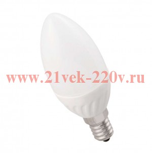 Лампа светодиодная ECO C35 свеча 5Вт 230В 3000К E14 IEK