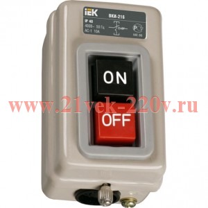 Выключатель ВКИ-211 3Р 6А 230/400В IP40 ИЭК