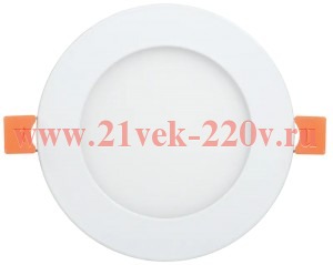 Светильник светодиодный ДВО 1602 белый круг LED 7Вт 4000К IP20 IEK
