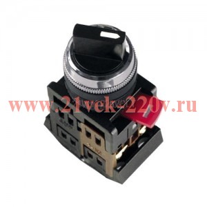 Переключатель АС-22 на 2 фиксир.положения I-O 1з+1р ИЭК