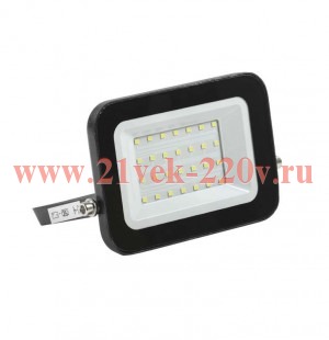 Прожектор светодиодный СДО 06-30 30W 4000K 2400Lm черный IP65 IEK
