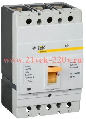 Автоматический выключатель ВА44-39 3Р 630А 35кА ИЭК (автомат)
