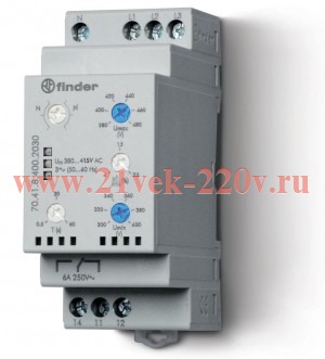 Реле контроля фаз FINDER 704184002030