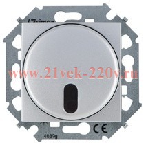 Светорегулятор с управлением от ИК пульта проходной 500Вт 230В Simon 15, алюминий
