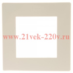 Рамка Simon 24 Harmonie 1 пост, слоновая кость (бежевый)