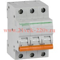 Автоматический выключатель Schneider Electric ВА63 3п 32A C 4,5 кА