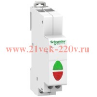 Световой индикатор iIL Acti 9 Schneider Electric красный+зеленый 230В