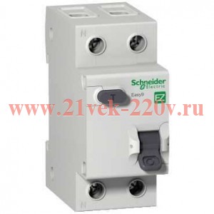 Дифференциальный автомат Schneider Electric Easy9 1П+Н 20А 30мА C AC 4,5кА