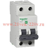 Автоматический выключатель Schneider Electric EASY 9 2П 63А С 4,5кА 230В (автомат)