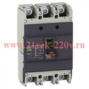 Автоматический выключатель Schneider Electric EZC250F 200A 18 кА/400В 3П3Т (автомат)