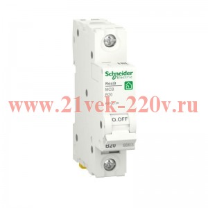 Автоматический выключатель Schneider Electric RESI9 1П 20А В 6кА 230В 1м (автомат)