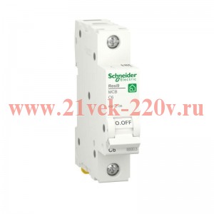 Автоматический выключатель Schneider Electric RESI9 1П 6А С 6кА 230В 1м (автомат)