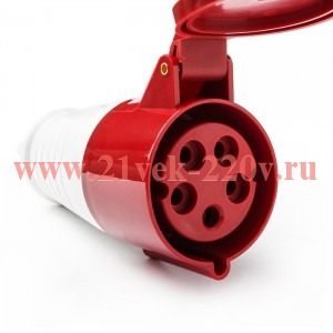 Розетка сил. TS-225 32А 380V 3Р+N+E IP44 кабельные ЭНЕРГИЯ