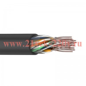 Магистральный кабель UTP 16PR 24AWG 16х2х0.52 cat 5e outdoor витая пара уличная (бухта 305м)