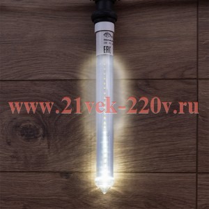 Сосулька светодиодная 30см, 220V, E27, 3W LED 24х2 двухсторонняя IP44 белый