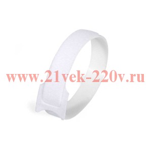 Стяжка-велькро КСВ 12*135 (бел) (Fortisflex)