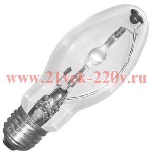Лампа металлогалогенная HSI-M 100W/CL/WDL Е27 cl 3000К 8500lm прозрач ±360° SYLVANIA