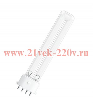 Лампа ультрафиолетовая HNS S/E 7W 2G7 d28х112mm бактерицидная OSRAM