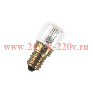 Лампа накаливания OVEN T22 CL 15W 230V E14 300°C d22x50 для печи OSRAM