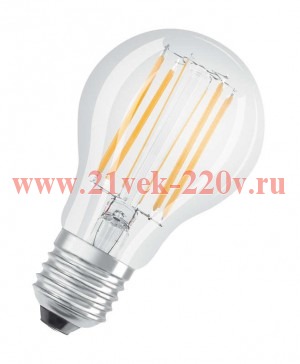 Лампа филаментная светодиодная Osram RF CLAS A60 CL 8W (75W) 2700K E27 1055Lm L105x60mm Filament