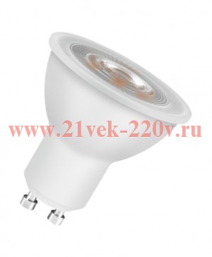 Лампа светодиодная LS PAR16 50 36° 5W/830 (=50W) 230V GU10 370lm OSRAM тёплый белый свет