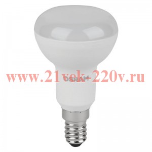 Лампа светодиодная LV R50 60 7SW/830 230VFR E14 560lm OSRAM тёплый белый свет