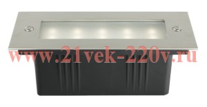 Светодиодный светильник PWS/R S170070 3W 4000K 30° Сhrome IP65 Jazzwa (встраиваемый)