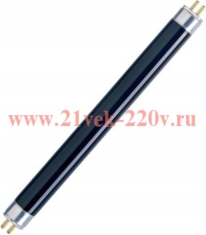 Лампа ультрафиолетовая T5 6W BLB LТ5 Triphosphor (чёрное стекло) 212mm FOTON