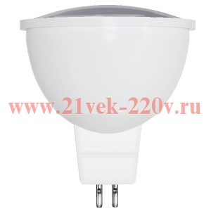 Лампа светодиодная FL-LED MR16 5,5W 12V GU5.3 2700K d50x56mm 510Лм FOTON тёплый белый свет