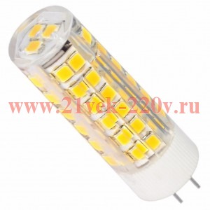 Лампа светодиодная FL-LED G4-SMD 8W 220V 3000К G4 560lm 16*52mm FOTON_LIGHTING тёплый белый свет