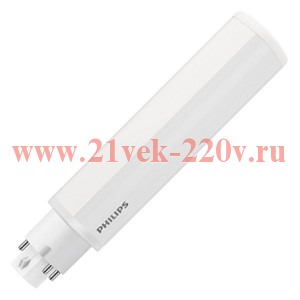 Лампа светодиодная Philips CorePro LED PLC 6,5W 830 2P G24d-2 650lm