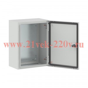 Навесной металлический влагозащищенный шкаф DKC CE IP66 400x400x200мм с монтажной платой