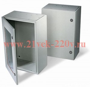 Навесной шкаф CE из нержавеющей стали (AISI 304), 500 x 300 x 200мм, без фланца
