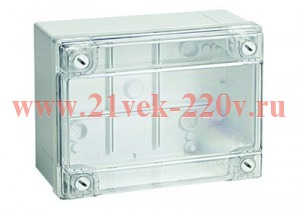 Коробка ответвительная с гладкими стенками DKC Express IP56, 380х3000х120мм c прозрачной крышкой