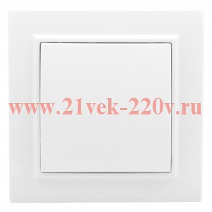 Минск Выключатель 1-клавишный СП,10А, белый EKF Basic