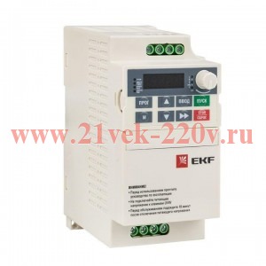 Преобразователь частоты 1.5кВт 1х230В VECTOR-80 Basic EKF VT80-1R5-1