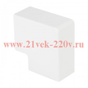 Поворот 90 гр. (20х10) (4 шт) Plast EKF PROxima Белый