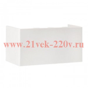 Соединитель (100х40) (2 шт) Plast EKF PROxima Белый