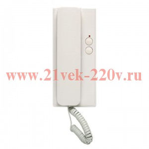 Аудиодомофон (аудиотрубка) IPA-01 бел. 2пр. IP20 EKF int-ipa-01