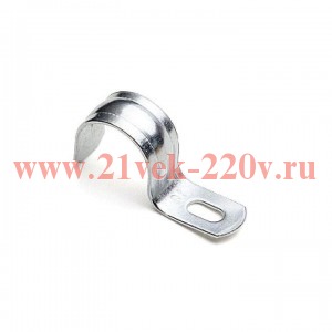 Скоба металлическая однолапковая d12-13 мм (100шт.) EKF PROxima