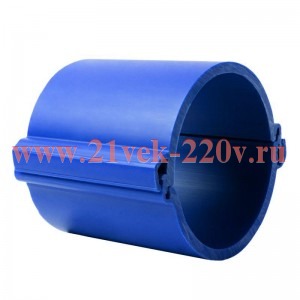 Труба гладкая ПНД разборная d160мм 750Н син. PROxima EKF tr-hdpe-160-750-blue