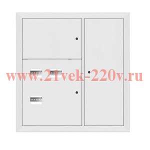 Щит этажный 3кв. RAL9003 (1000х950х160) Basic EKF mb28-v-3-r9003