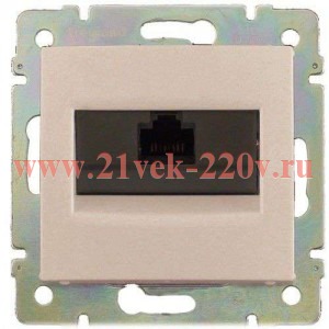 Розетка компьютерная Legrand Valena RJ45 кат. 5e UTP слоновая кость