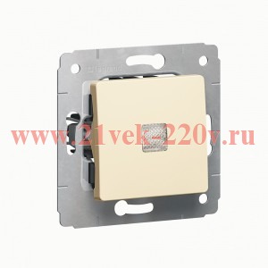 Выключатель с подсветкой Legrand Cariva слоновая кость