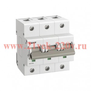 Выключатель автоматический ВА 47-125 3P 10А (C) 15кА PROxima EKF mcb47125-3-10C