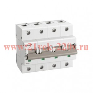 Выключатель автоматический ВА 47-125 4P 40А (D) 15кА PROxima EKF mcb47125-4-40D