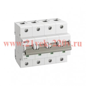 Выключатель автоматический ВА 47-125 4P 16А (C) 15кА PROxima EKF mcb47125-4-16C