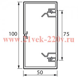Кабель-канал 100x50мм Legrand METRA
